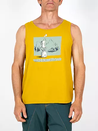 E9 | Canotta da arrampicata Caffee da uomo | 